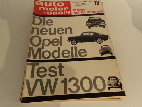 Auto motor sport 1965 - auto,