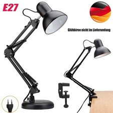 Schreibtischlampe E27 Gelenkarm Leselampe Arbeitsplatzleuchte Lampe Klemmleuchte