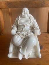 Buddha Budai Schaukelstuhl Blanc de Chine, China, Stempelprägung TOP Zustand!