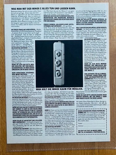 Minox kamera giessen - minox,