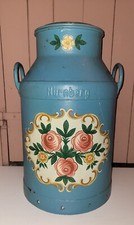 Bemalte milchkanne dampf - bemalte,