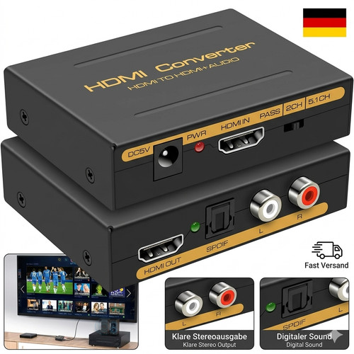 Hdmi audio extractor - extractor, 60hz