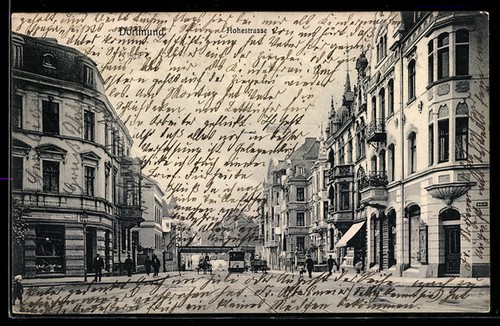 Ansichtskarte dortmund blick - ansichtskarte,