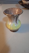 Vintage Keramik Mini-Vase gelb