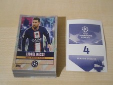 Topps Champions League 2022/2023, 22/23, 50 verschiedene Sticker, Messi