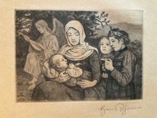 Hans Thoma: Mutter mit Kindern