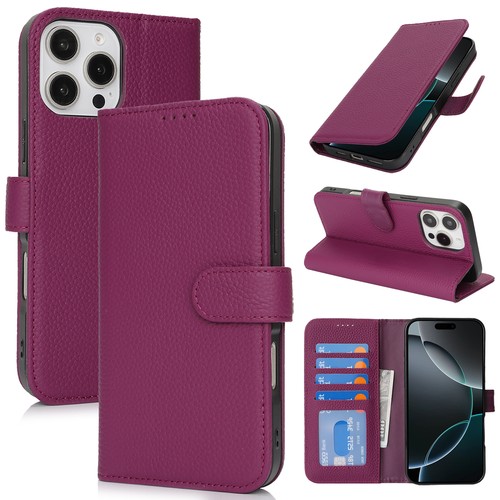 Iphone wallet case - wallet, leder