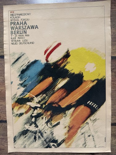 Radsportrennen plakat poster - radsportrennen, plakat/poster