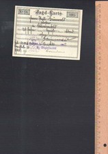 (b93682)   Bayern Jagdkarte  (Jagdschein) 1915 für Grünwald Förster in Schw