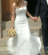 Brautkleid Ladybird Ivory/Nude 34