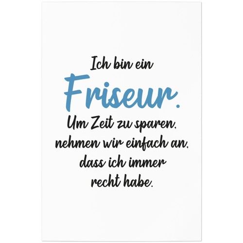 Ich bin friseur - ich,