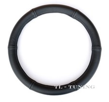  LKW Ø 42 - 44 FADEN GRAU Lenkradbezug, Lenkradhülle, Lenkradschoner  Echt LEDER