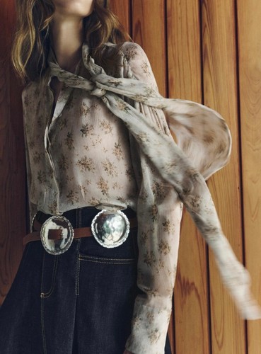 Zara buse mit - buse, blumenmuster