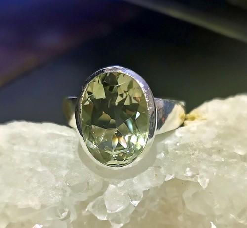 Ring prasiolith grüner - ring,