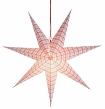 Schweden Jul Star Faltstern, Papierstern, rot weiß, Stern, Paper 70 cm