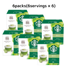Nestle Starbucks Matcha Latte Dolce Gusto (6 Packungen, 36 Portionen) Paketve...