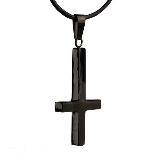 Umgedrehtes kreuz edelstahl - kreuz,