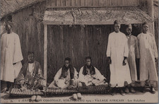 Menschenzoo, Kolonialausstellung, Straßburg, Das afrikanische Dorf, Die Balafons 