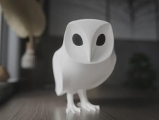 Minimalistische Schleiereule |