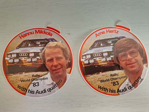 Audi quattro aufkleber - quattro, hannu