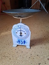 Waage Alexanderwerk, ca 30 cm, Jugendstil? Email In tollem Zustand