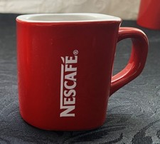 7 Nescafé-Espresso-Tassen eckig - neue Ausführung – Höhe 6 - Vintage