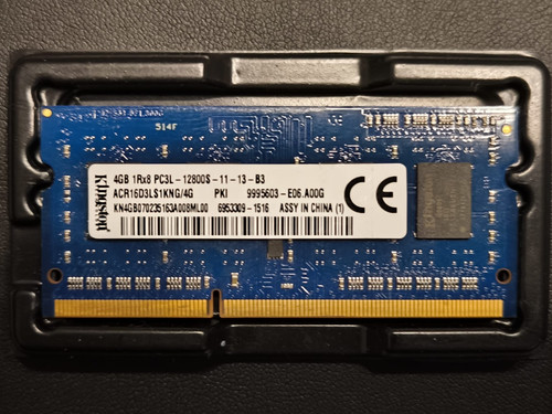 Kingston 4gb ddr3 1600 - kingston,