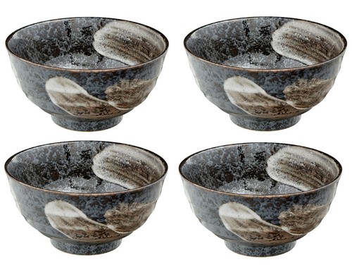 4er set japan suppenschale - set,
