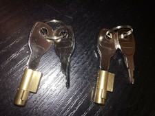 2x Steckschloss 4xSchlüssel