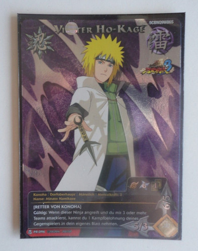 Naruto karten vierter - naruto, 3x