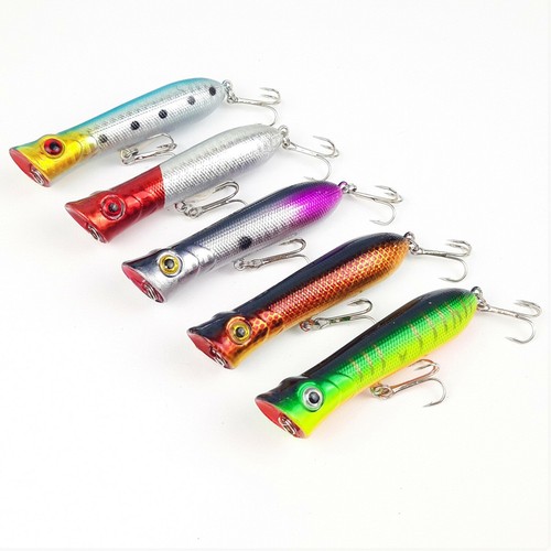 5er set popper wobbler 8cm - set,