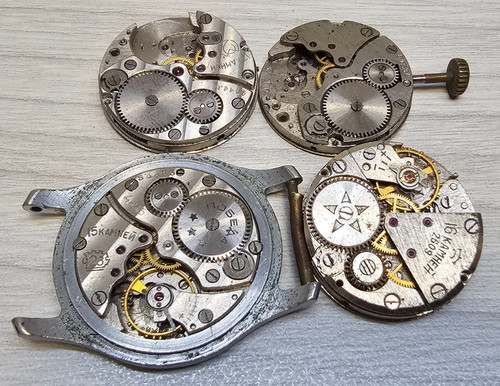 Sowjetisches uhrwerk zim - uhrwerk,