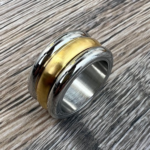 Edelstahlring damen ring 14mm - edelstahlring,