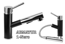 Rein Schwarz LINDBERGH® Antibakteriell GranitSpüle MEG44 Einbauspüle Küchenspüle