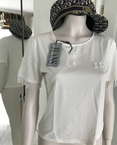 roccobarocco,T-Shirt,Perlen