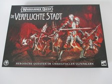 Warhammer Quest Cursed City - Box und Spielmaterial - deutsch ohne Figuren