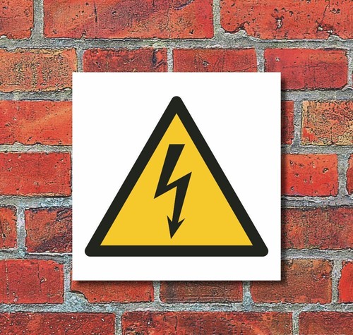 Schild warnung hochspannung - schild,