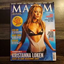 ♡ Maxim 09/2003, Kristianna Loken, Männermagazin,  Style, Erotik, Zeitschrift ♡