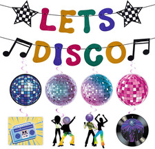 Lets disco partydekorationen - lets, disco-partydekorationen