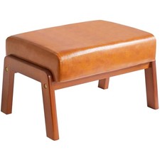 Rechteckiger Fußhocker aus