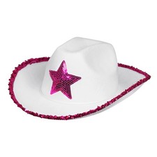 Cowboyhut Rodeo Star weiß