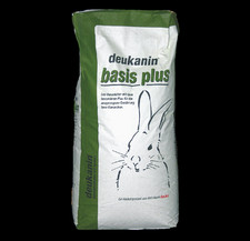 deuka deukanin basis plus 25kg Basisfutter Kaninchenfutter Zucht Rammler Pellets