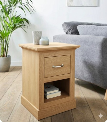 Ashford beistelltisch eiche - beistelltisch,