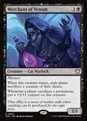 Mtg merchant venom - 2x,