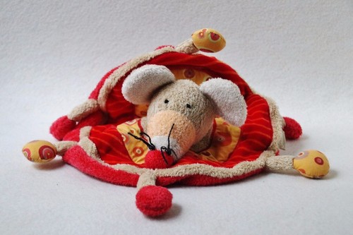 Sterntaler maus beige rot rund - rot,