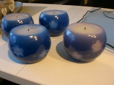 4 QVC flammenlose Kerzen benutzter Zustand !!