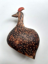 Fantasie Vogel Handgeschnitzt - Figur aus Hartholz - Dekoration & Sammeln