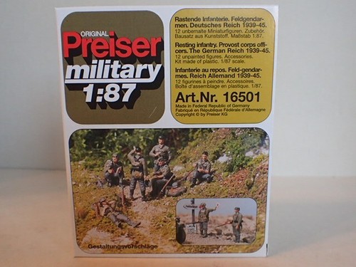 Preiser military edw - preiser, rastende