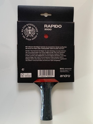 Andro tischtennis schläger - andro,