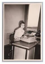 Hamburg 1959 - Sekretariat Norddeutsche Affinerie Schreibmaschine IBM - Foto